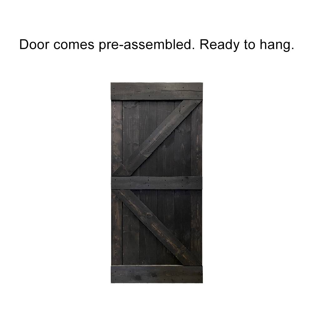 42 in. x 84 in. Solid Pine Wood Interior Sliding Barn Door Slab I91894