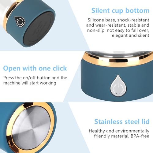 Blue Portable Hydrogen Water Ionizer Machine 380ml K804654