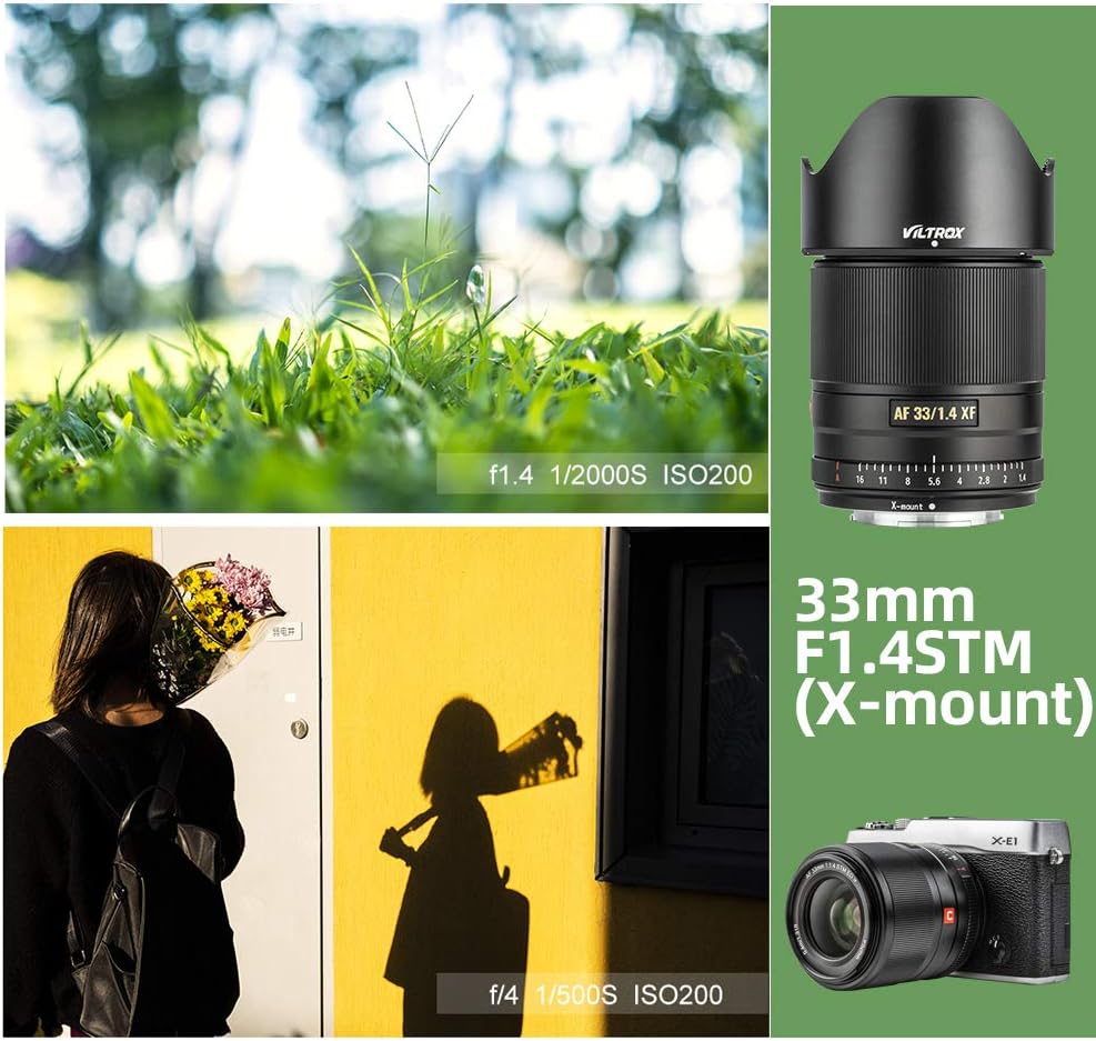 33mm F1.4 Auto-Focus Portrait Lens for Fujifilm X-Mount Camera D9911