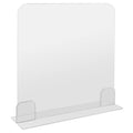 Transparent Acrylic Safety Shield with Platform Base O941774