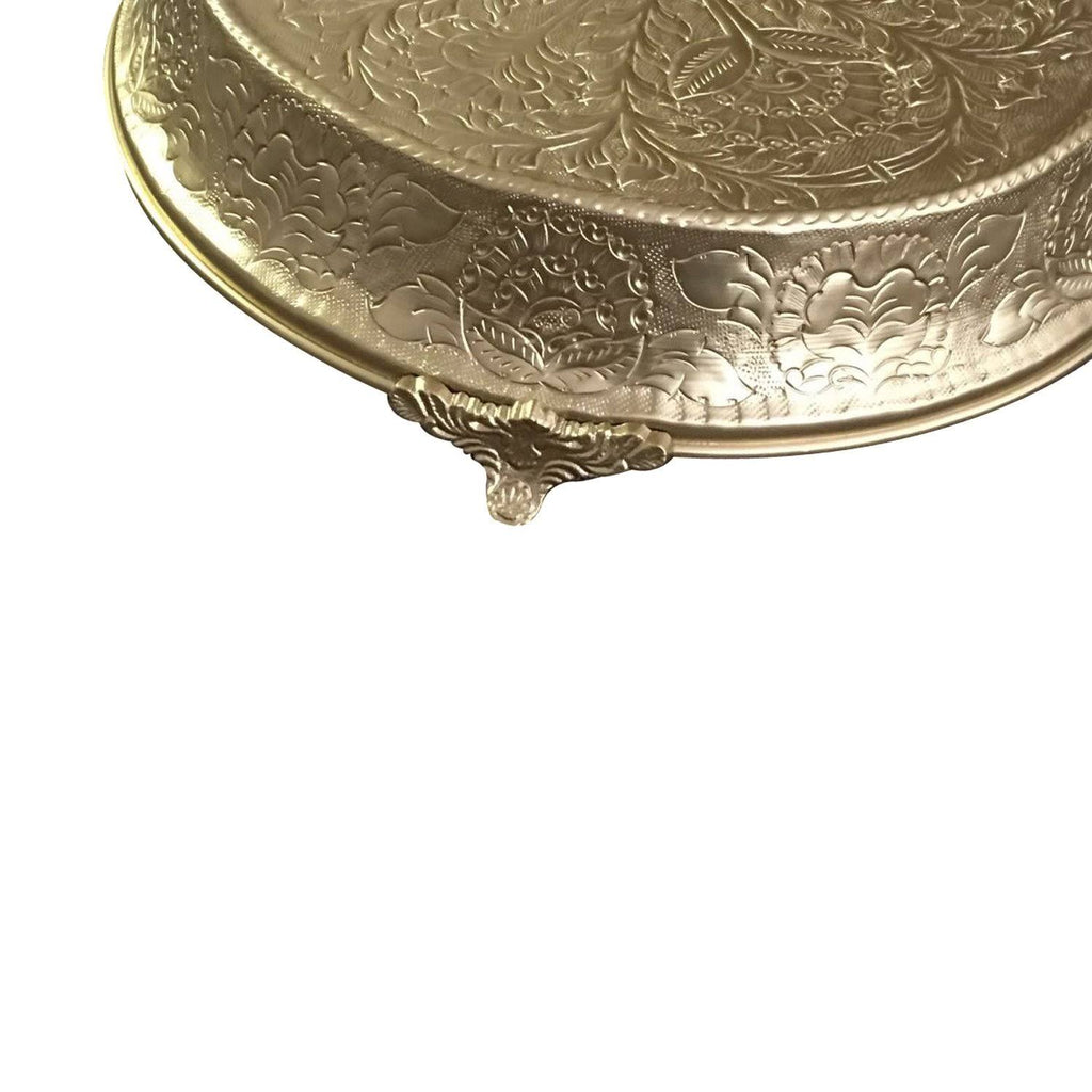 Wedding Cake Stand Tapered 16x22 Round Gold Finish B63307