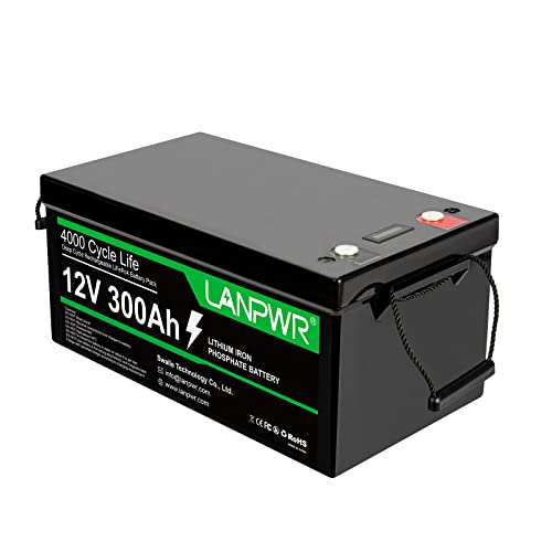 12V 300Ah LiFePO4 Lithium Battery with 200A BMS R159955
