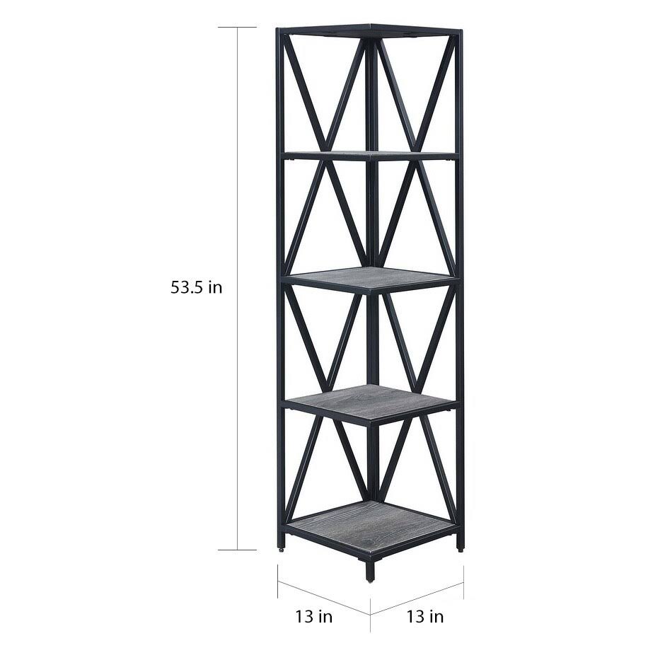 5-Tier Corner Bookcase G15896