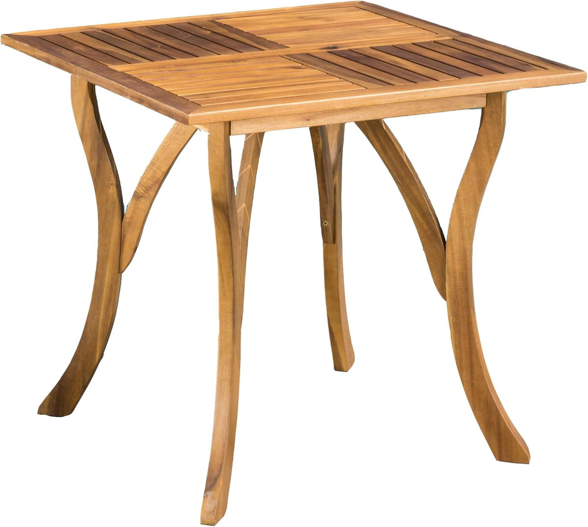 Acacia Wood Square Table W3776