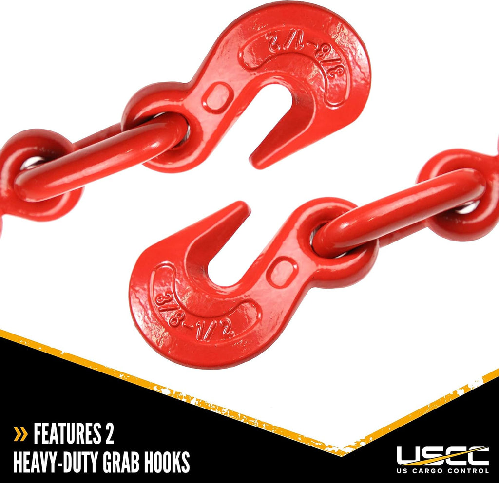 3/8 Inch x 1/2 Inch Lever Chain Binder 4 Pack C698718
