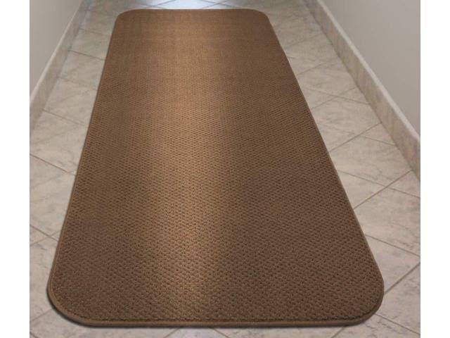 Skid-Resistant Carpet Runner Toffee Brown 10 ft. x 48 in. E148112