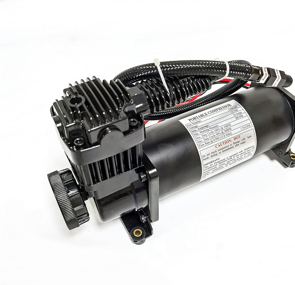 Heavy Duty Air Horn Compressor 200psi 12V Universal Replacement B807