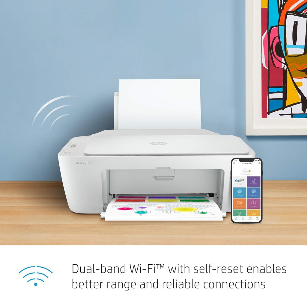 Wireless All-in-One Color Inkjet Printer with Icon LCD Display N74209