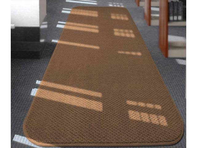 Skid-Resistant Carpet Runner Toffee Brown 10 ft. x 48 in. E148112