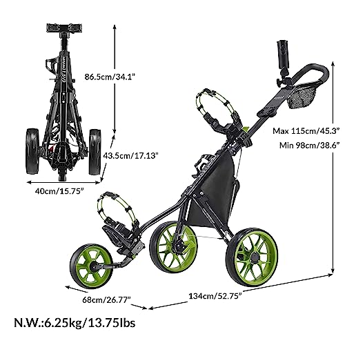 3 Wheel Lightweight Golf Push Cart A361605