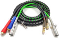 3-in-1 Air Line Hose and ABS 7 Way Electrical Assemblies for Truck (12 foot) V215