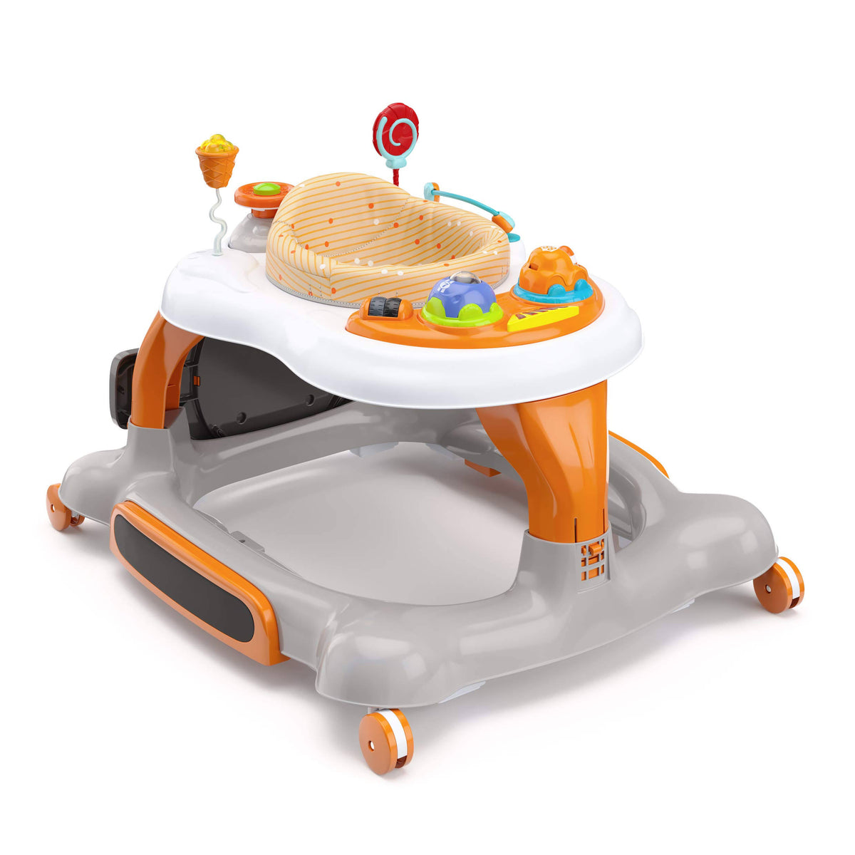 3-in-1 Activity Walker and Rocker with Jumping Board and Feeding Tray E7939