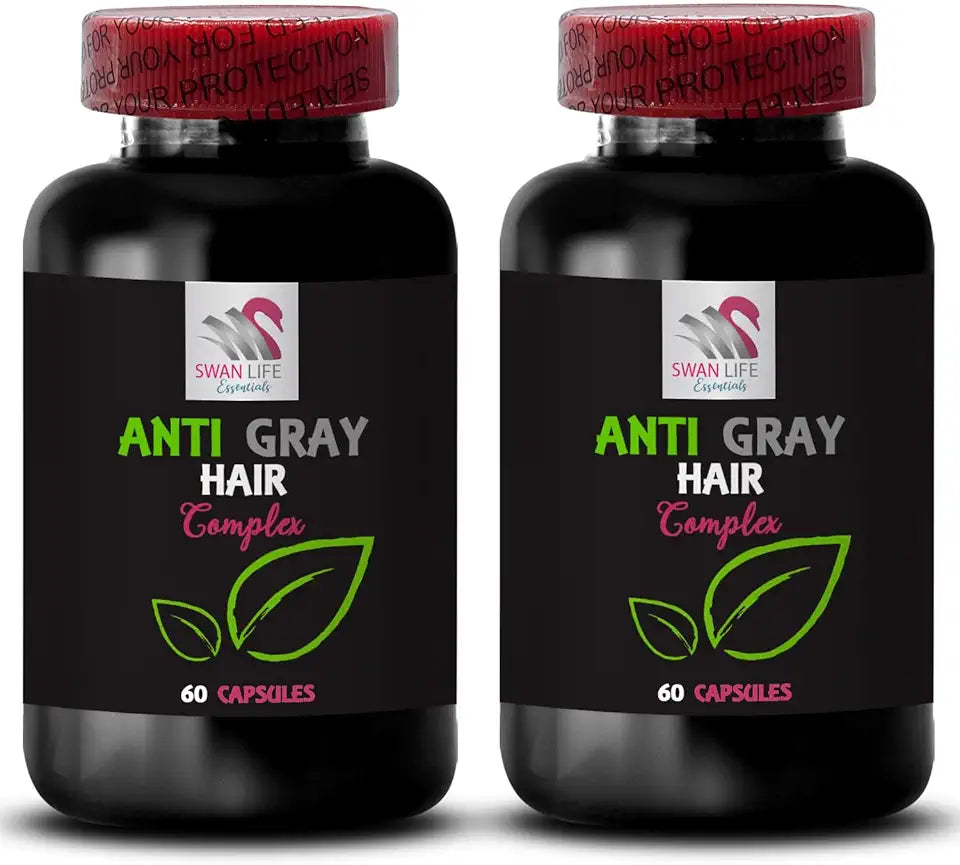 Anti Gray Hair Supplement 180 Capsules I202194