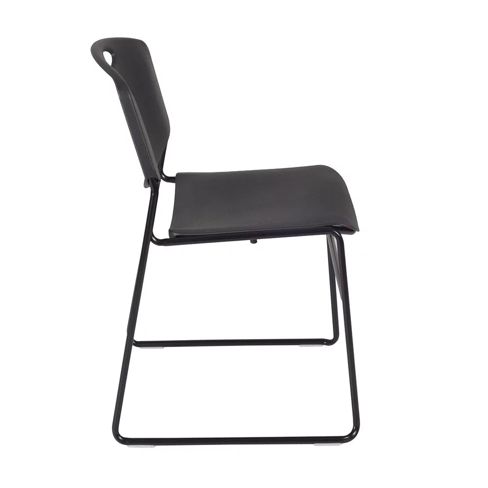 42" Round Breakroom Table and 4 Stack Chairs W933632