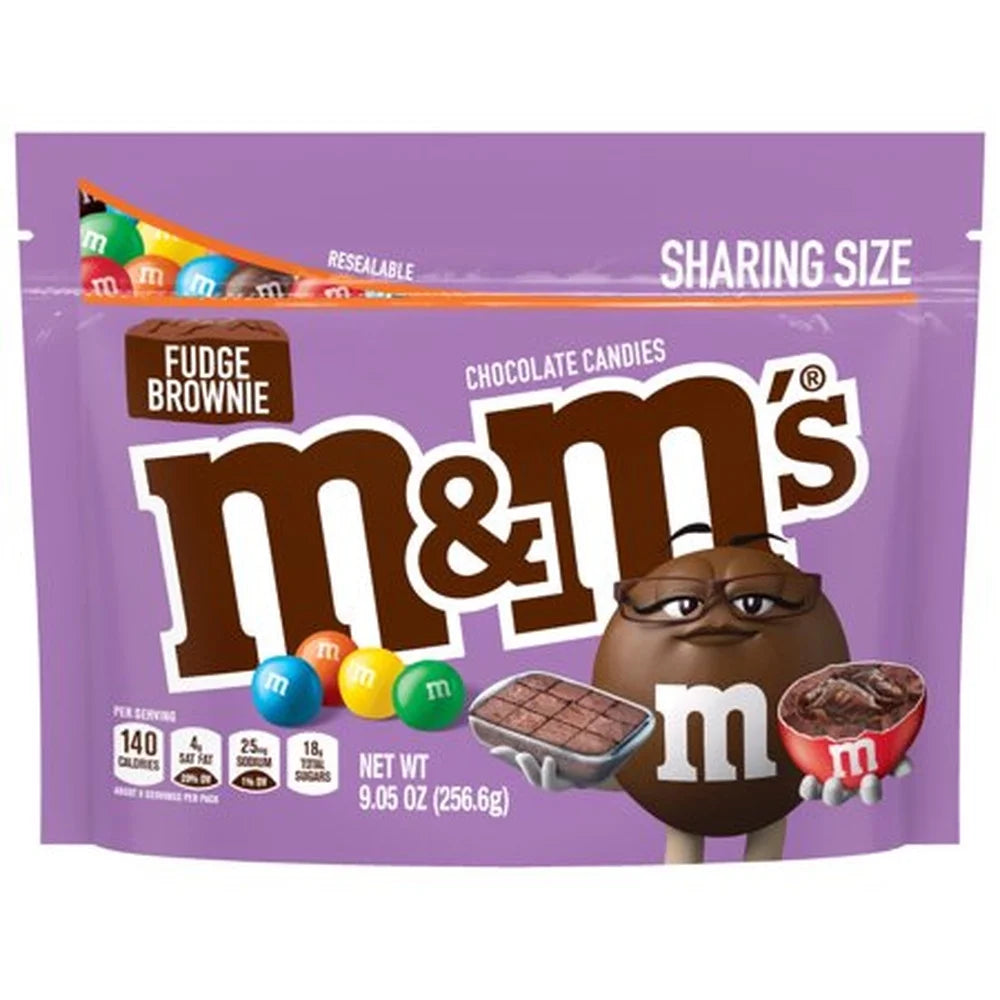 M&M's Fudge Brownie Sharing Size Chocolate Candy B33125