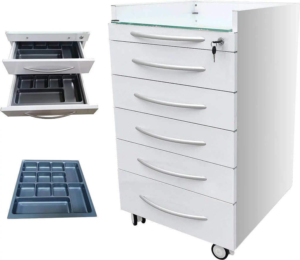 Stainless Steel Mobile 5 Drawers Cabinet B418