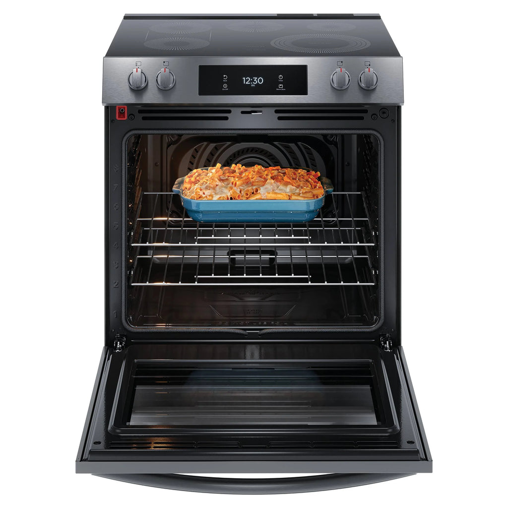30 In 6.2 Cu Ft Electric Convection 5-Burner Range with Air Fry V3989