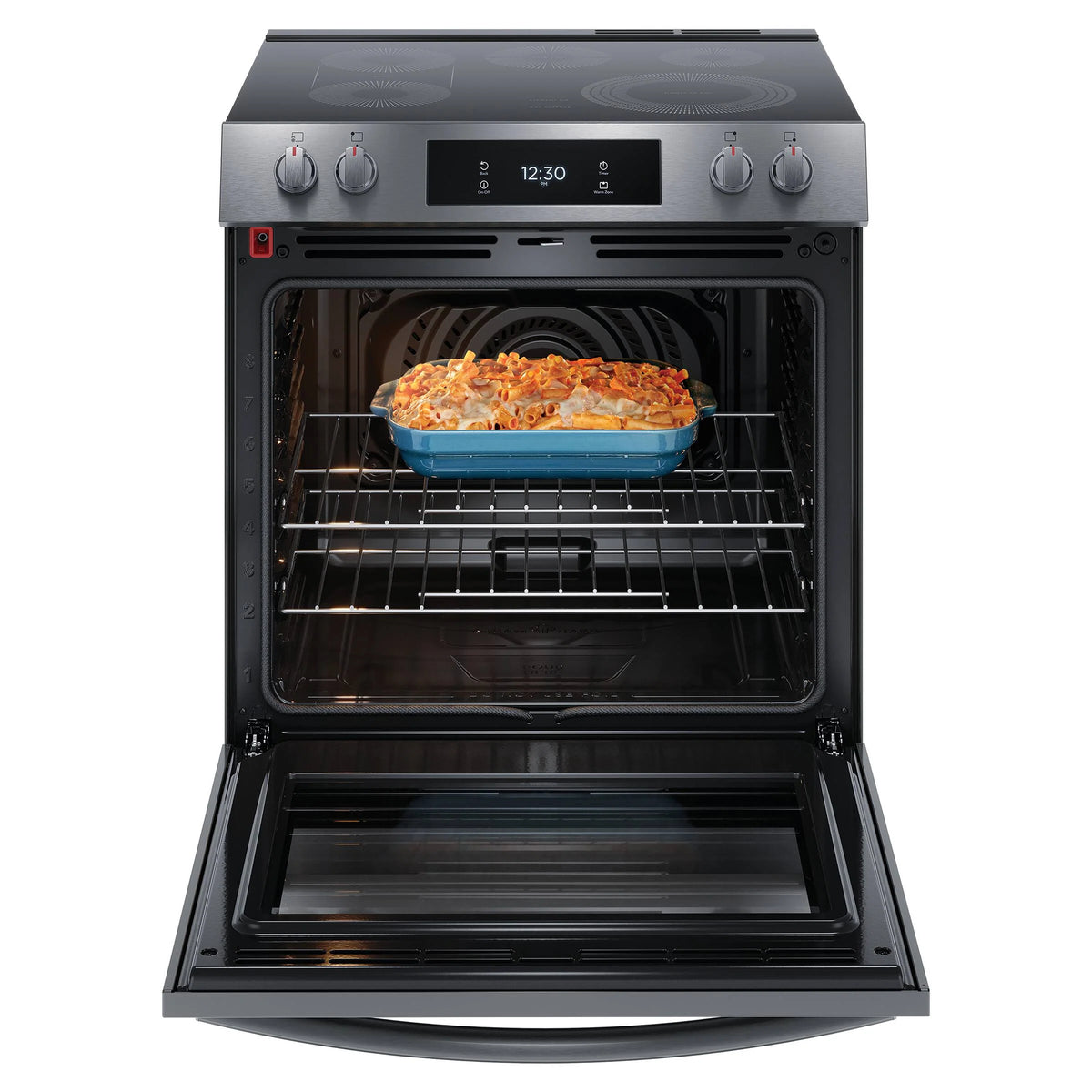 30 In 6.2 Cu Ft Electric Convection 5-Burner Range with Air Fry V3989