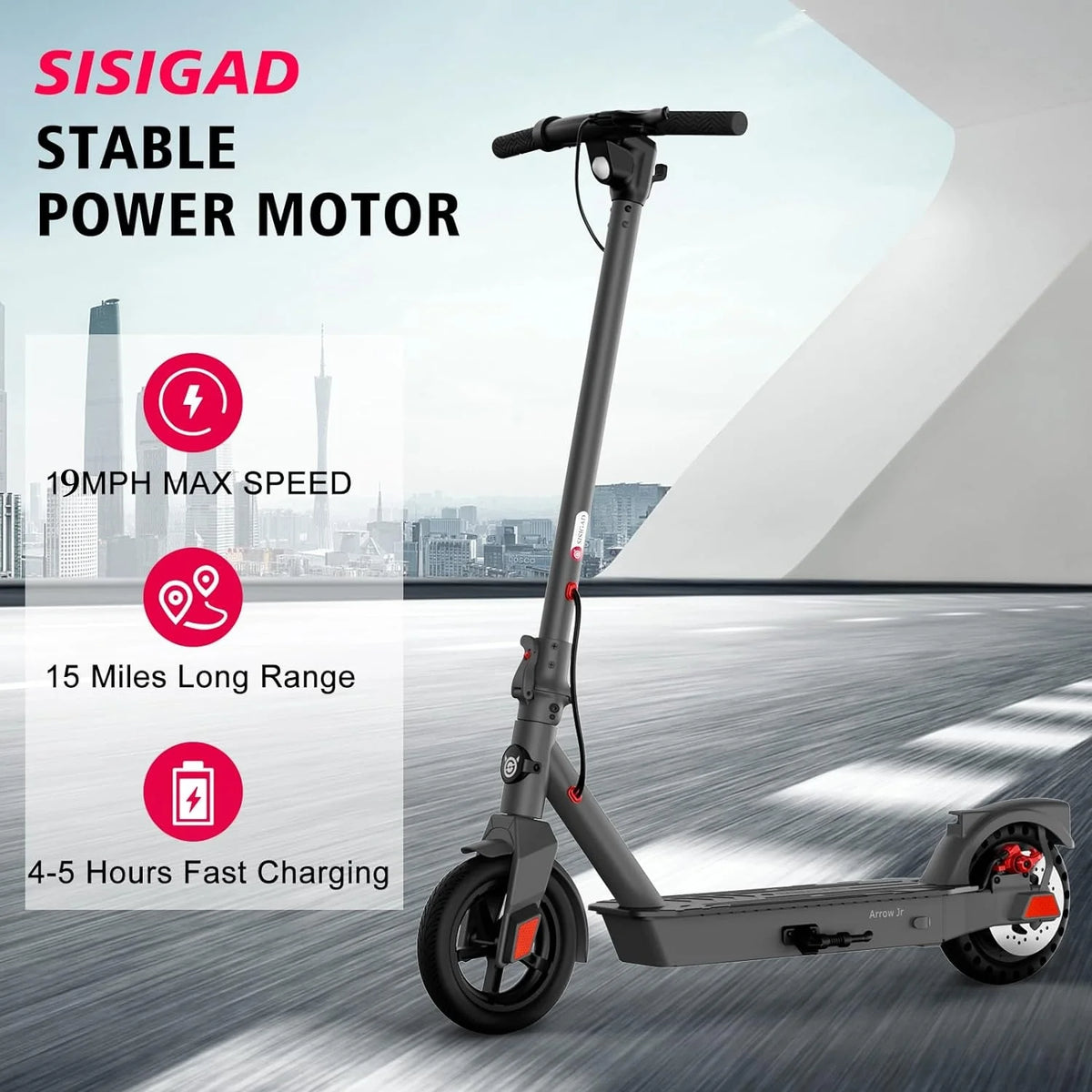 Electric Kick Scooter 300W Motor 8.5 Tires Portable Folding E440874