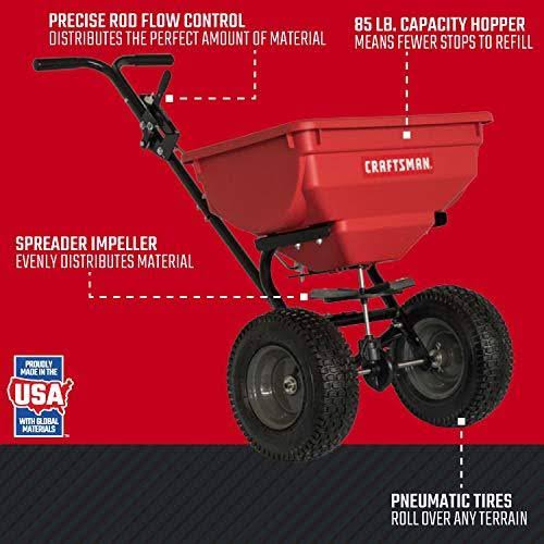 85-Pound Push Broadcast Spreader C4910