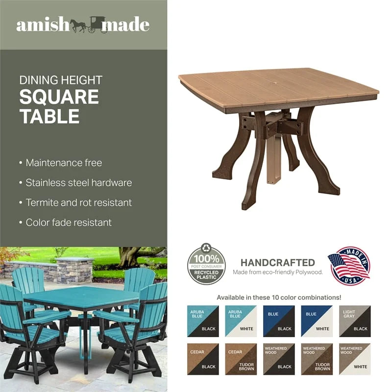 Square Dining Height Table U87302