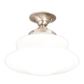 Satin Nickel Semi Flush Light M9960