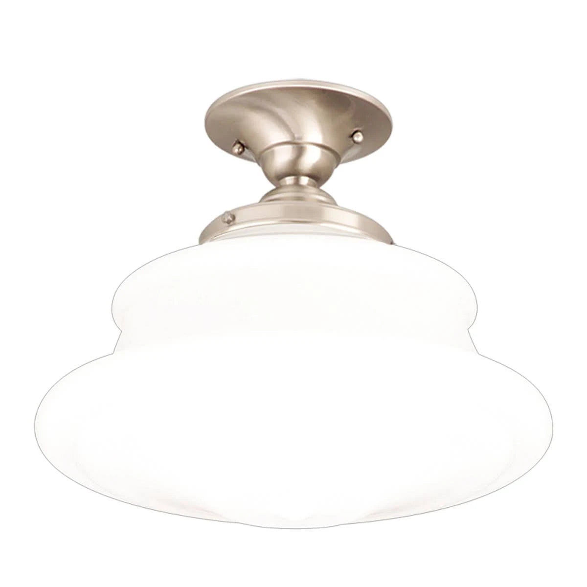 Satin Nickel Semi Flush Light M9960