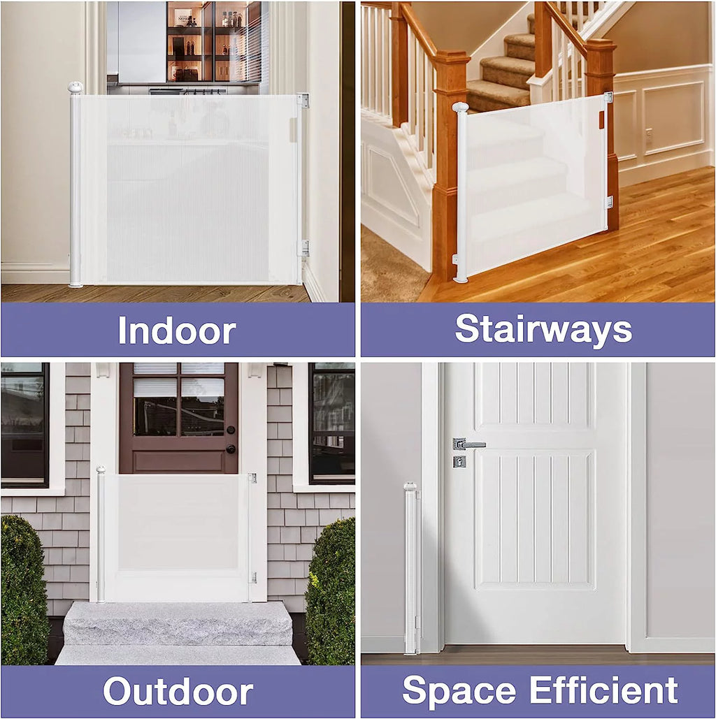 122'' Extra Wide White Baby Gate M787