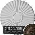 19 3/4 inch x 1 3/8 inch Hand-Painted Ceiling Medallion H22638