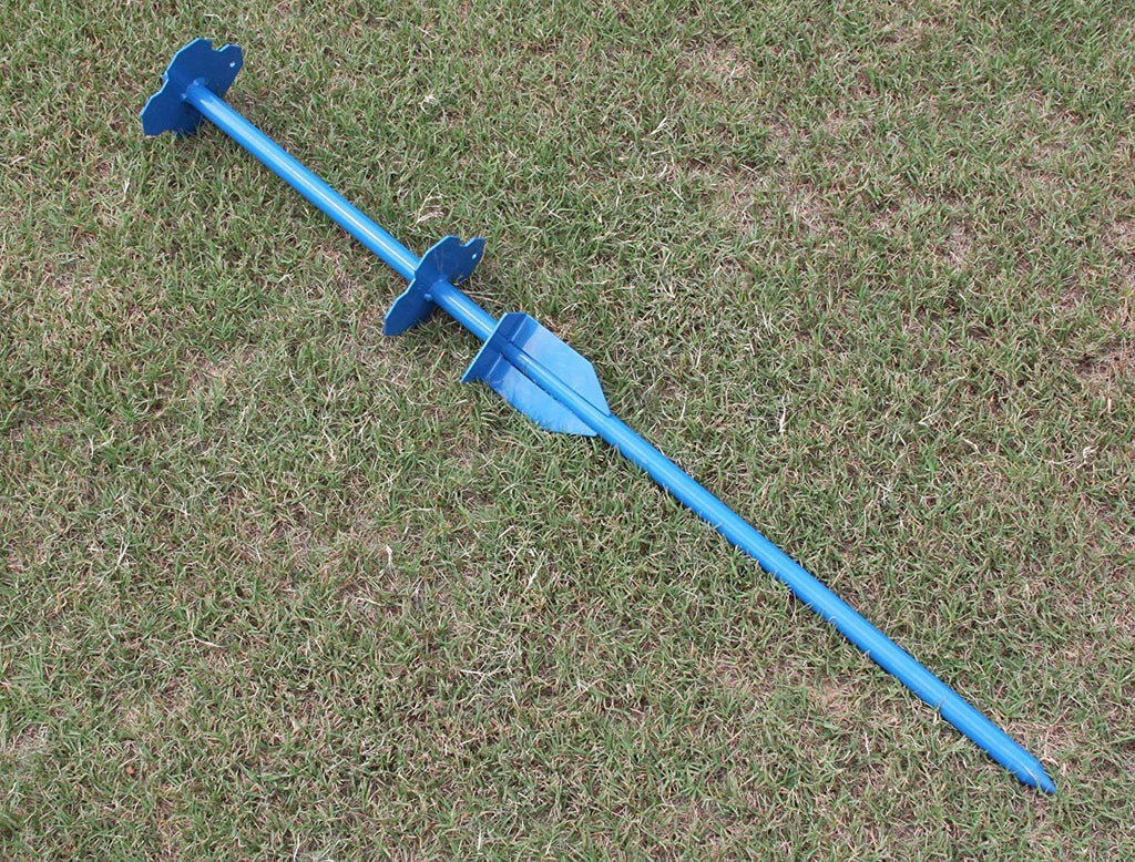 White 6' Tall Post with 47" Arm O154330