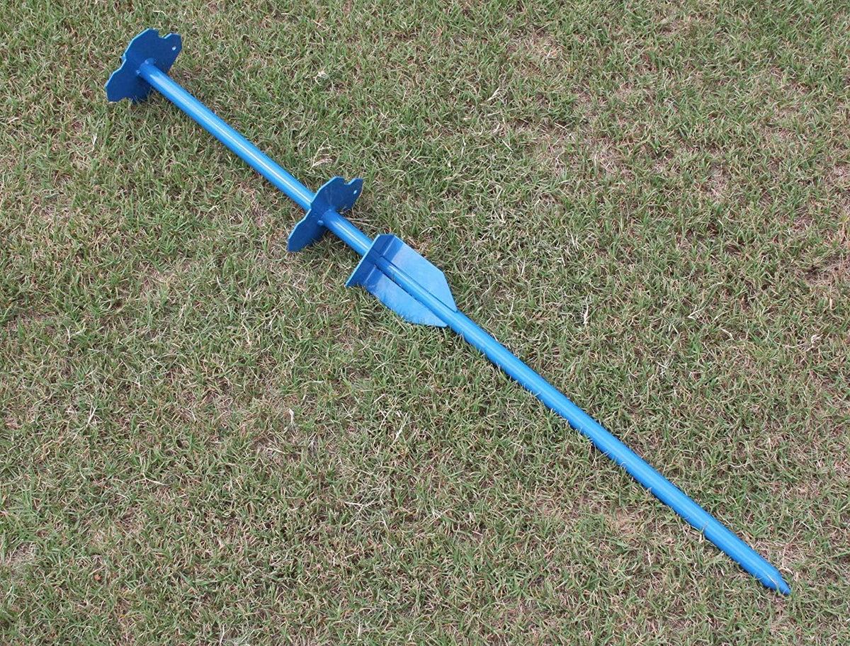 White 6' Tall Post with 47" Arm O154330