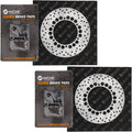 Front Brake Rotor Pad Semi Metallic Kit P133
