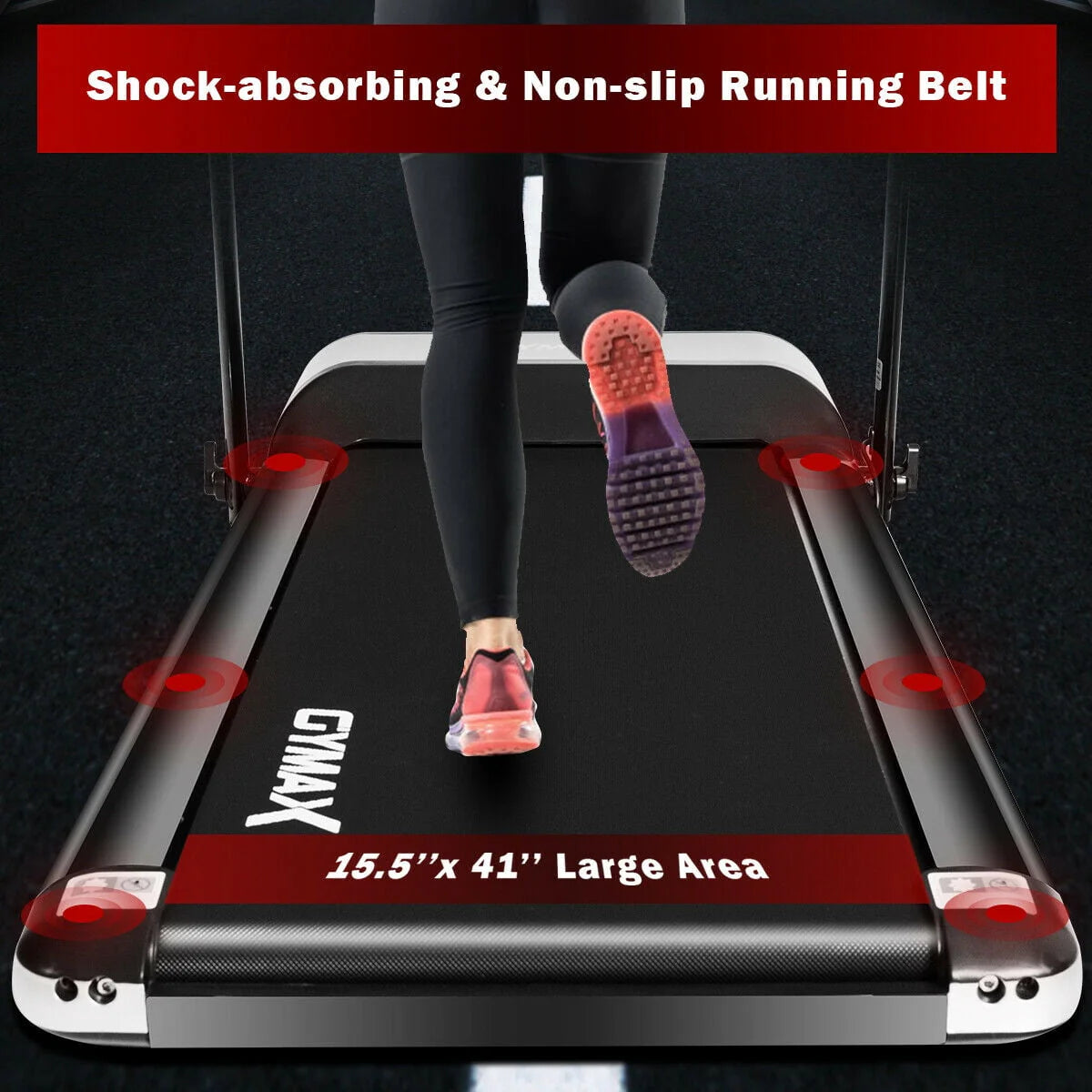 450W Ultra-thin Electric Folding Treadmill O707