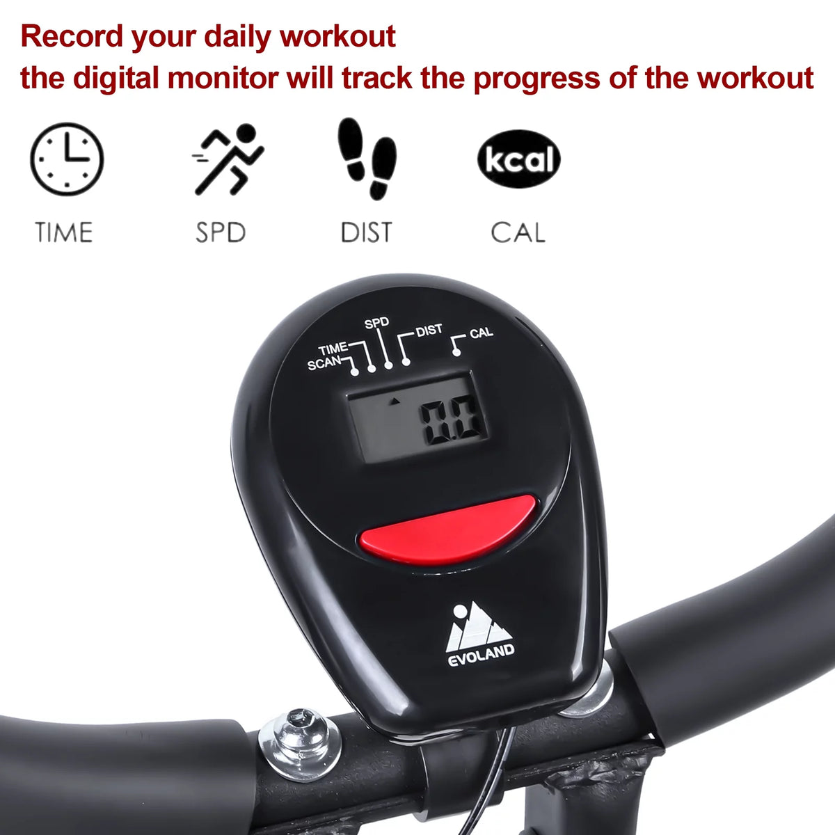 Indoor Upright Exercise Bike 264lb Max Y9403