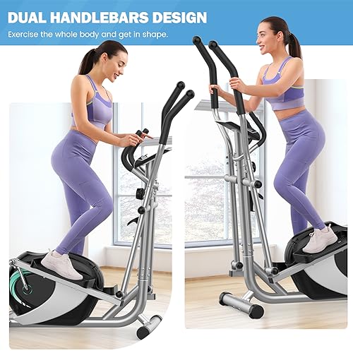 Elliptical Exercise Machine with 8 Resistance Levels F189659