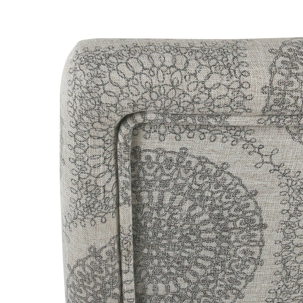 Gray Medallion Parsons Dining Chair (Set of 2) Q7903