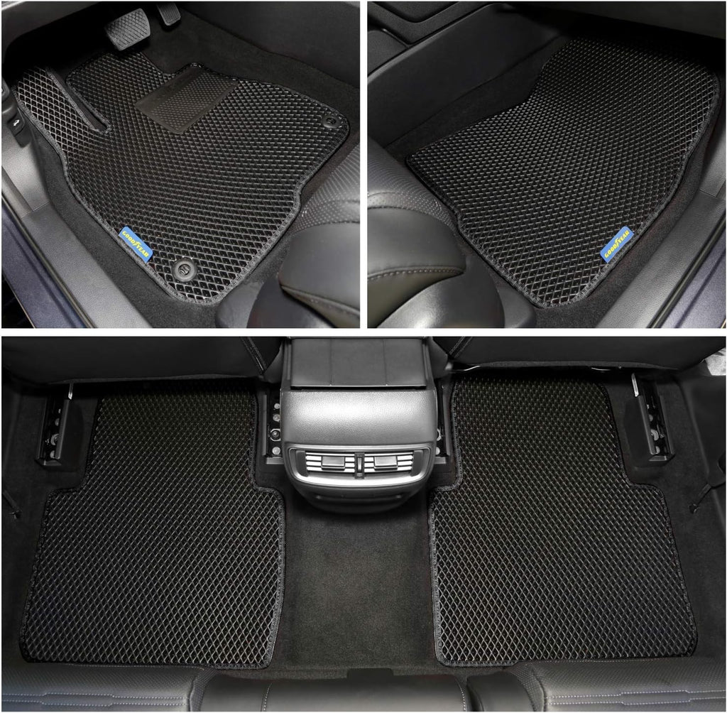 Black/Black 4 Pc. Car Floor Liners T389240