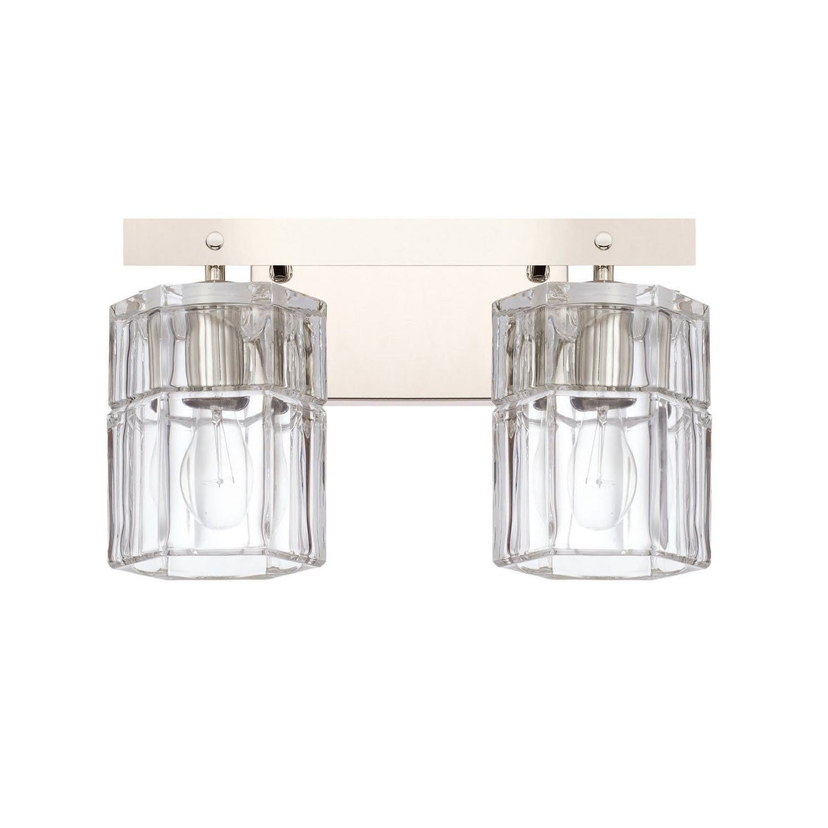Polished Nickel 2 Light Vanity T391790