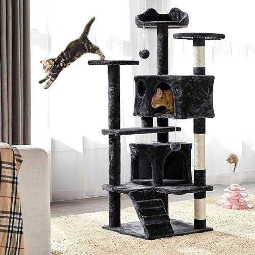 54in Cat Tree Tower Condo Scratch Post H673212