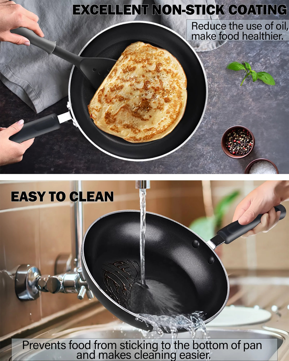 Nonstick 8-Piece Cookware Set Y5879