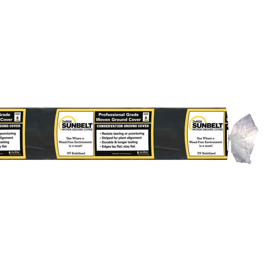 4' Wide Woven Weed Barrier Landscape Fabric, 300 Feet (8 Pack) L208