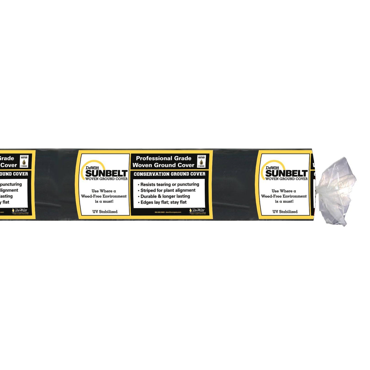 4' Wide Woven Weed Barrier Landscape Fabric, 300 Feet (8 Pack) L208
