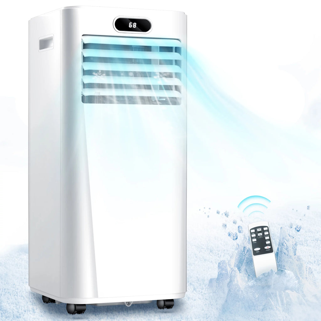6000BTU 3-in-1 Portable Air Conditioner with Dehumidifier Fan White I840