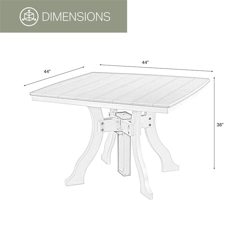Square Dining Height Table U87302