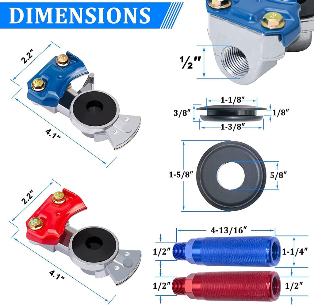 15 FT ABS Air Hose Power Cord Airlines with Glad Hands Y671386