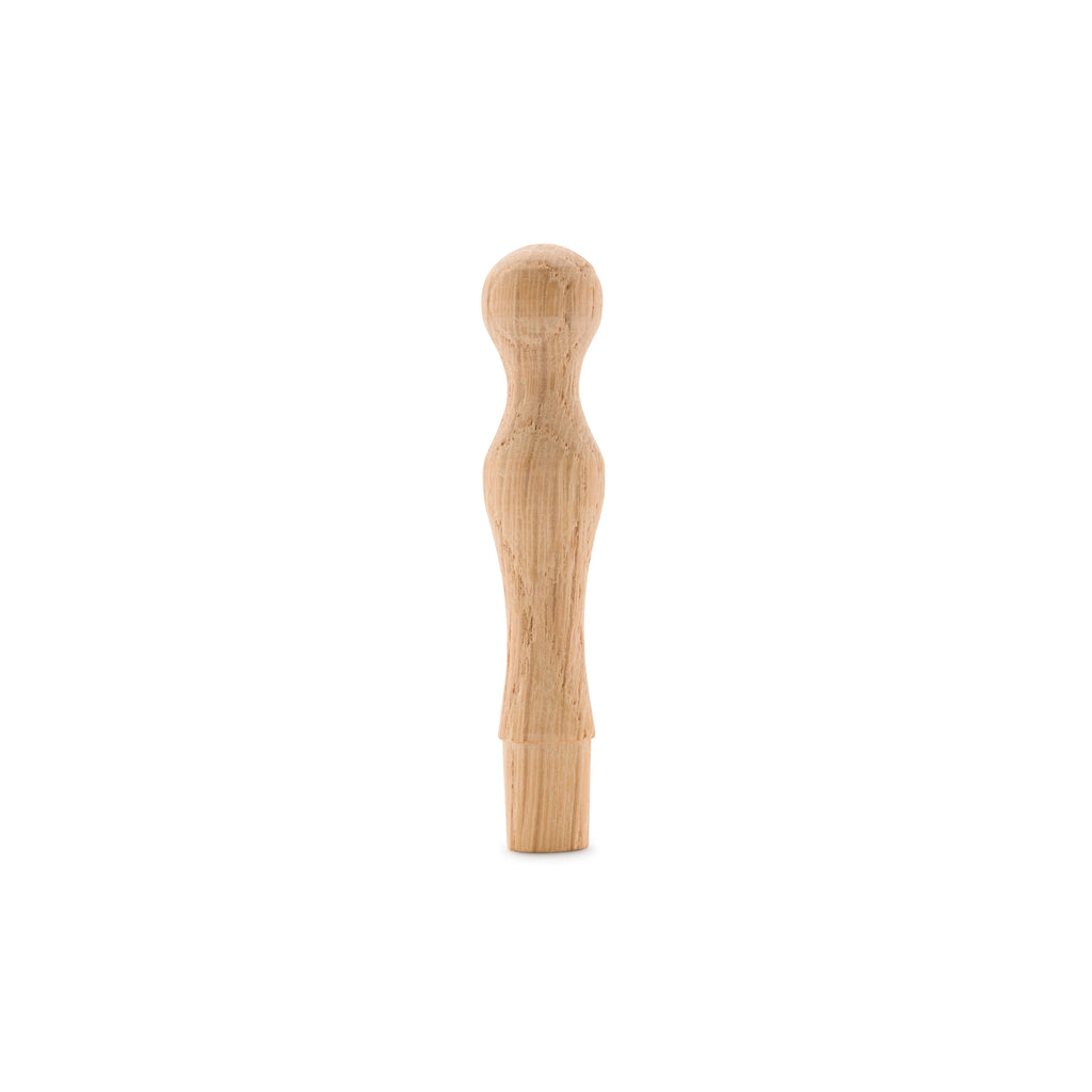 3-3/8 inch Unfinished Oak Wood Pegs, Pack of 100 L74768