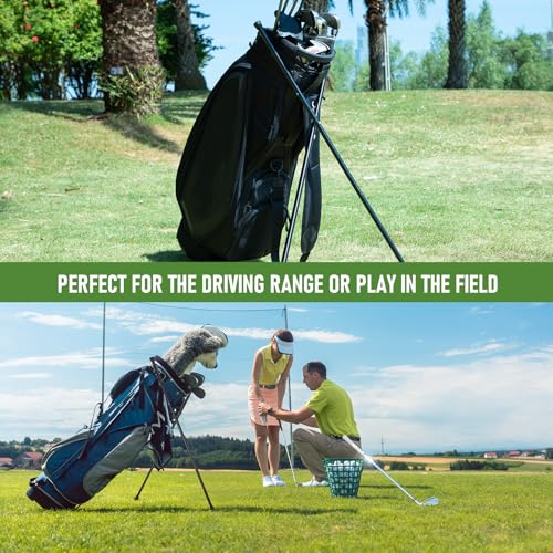Black Golf Bag Stand Attachment with Carry Bag P233387