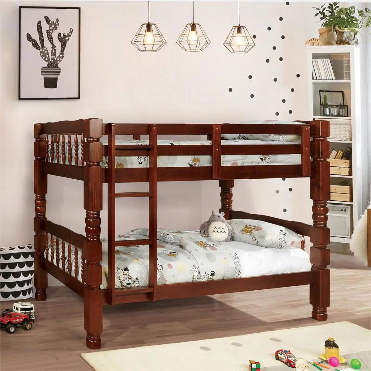 Wood Twin Over Twin Bunk Bed W979