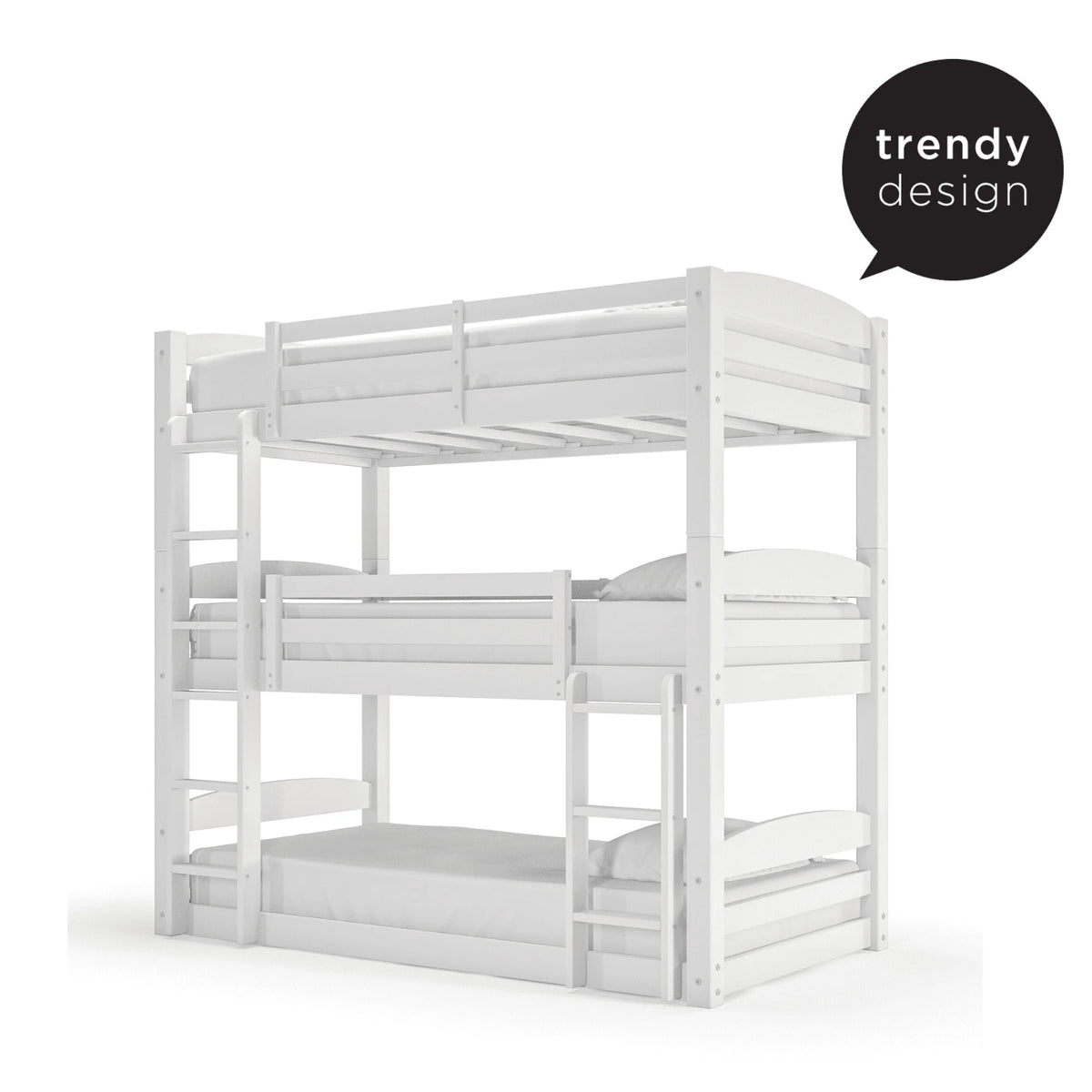 Twin Over Twin Over Twin Convertible Bunk Bed L327934