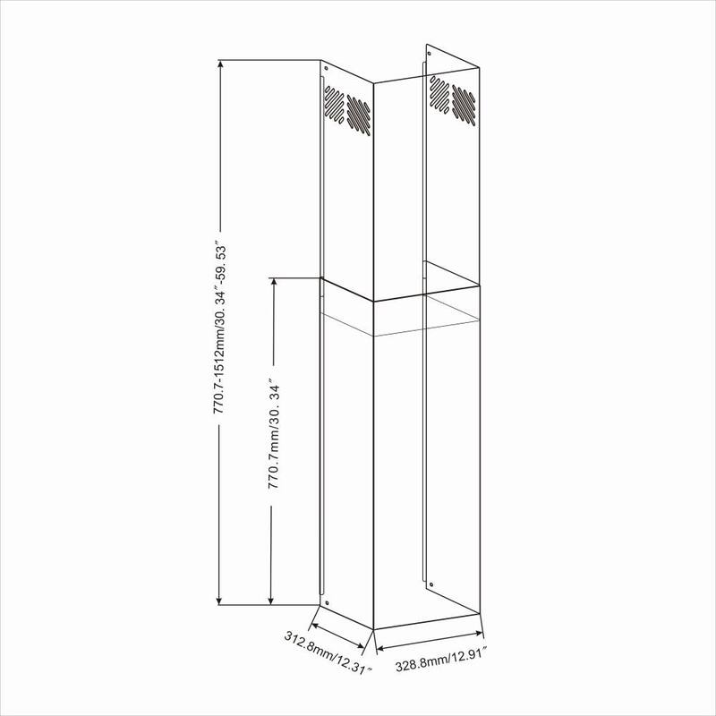 Stainless Steel Chimney Extension F773